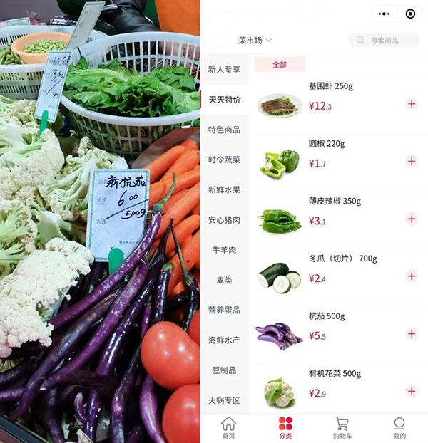 農貿菜場小程序功能開發(fā)